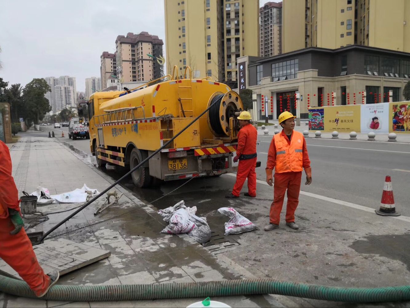 东丽排污管道清淤-管道清洗